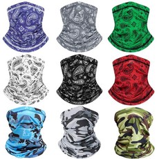 남성용 쿨링 넥 게이터 UV 마스크 커버 자외선 차단 발라클라바 반다나, 남성용 여성용 쿨링 넥 게이터 UV 페이스 마스크 커버, 스타일-1