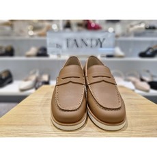 <미셸 by 탠디> 탠디 여성 데일리 편안한 데일리 굽3센치 캐주얼 페니로퍼 가볍고 편한 소가죽 초경량 컴포트창 세미 캐주얼화_X24220_혼합