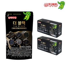 삼육두유 더블랙 프리미엄 파우치 두유, 190ml, 40개