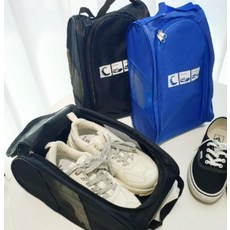 운동화 헬스 신주머니 골프 여행용 신발주머니 가방 파우치 방수 신발 실내화 등산화, 1개, 블랙