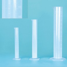 LabPlasti제품 PP 메스실린더 Measring Cylinder 실린더 10ml~100ml 몰드눈금 청색눈금 저가형, 10mL, Molded Scale(몰드눈금), 1/EA