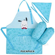 [포차코] 남아용 3종세트 유아요리앞치마 초등학생앞치마 어린이용앞치마