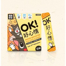 萊恩家 怪獸部落 LitoMon OK!好心情犬貓情緒保健，天然舒緩配方，寵物情緒穩定，盒裝, 1個