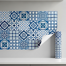 붙이는 타일시트지 주방 욕실 가구 시트지, 푸른정원