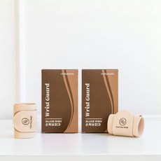 레스티맘 임산부 손목보호대 산후 산모 출산 육아 2가지 착용법, 브라운2개, 1세트