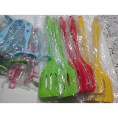 不沾鍋專用矽膠鍋鏟, 1個, 綠色, 綠色