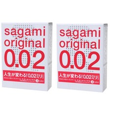 Sagami 相模 0.02 PU 保險套 L 大 12入裝, 1個, 002標準 3入 兩盒