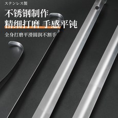 不銹鋼鞋拔子超長溜子傢用鞋扒鞋把子長柄提鞋器鞋抽懶人穿鞋神器, 1個