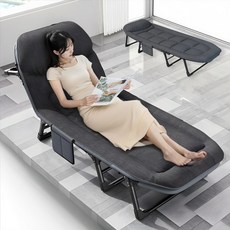 YJ잡화 접이식 간이침대 소파베드 핑 무중력 의자, 묵인하다