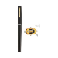 JT 미니 펜낚싯대 (블랙) DK53 초소형낚싯대 민물구멍치기낚싯대