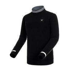 캘러웨이 [캘러웨이]남성 더블 라운드넥 코튼 혼방 스웨터 CMSRI3122-199