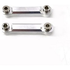 MJX 하이퍼 Go 14301 14302 114 원격 제어 자동차 호환 수정 액세서리 부품 업그레이드 금속 조향봉 RC 파랑, 은색