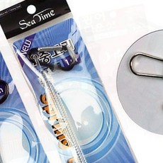 이중 고리 스프링 줄 낚시 등산 야외 활동 장비 연결 고정 안전 분실 방지 휴대, 2중 LOCK 고급스프링줄(투명), 1개