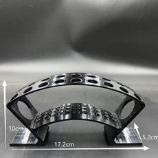대용량 27슬롯 다트 스탠드 깔끔한 보관 홀더 다트 보드 정리함 (가정용 바 및 그리스 테마 게임룸 장식, Black