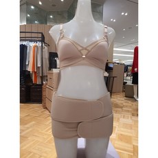 마더피아 [와코루 마더피아] 출산후 복대 + 임신 전후 수유 노 와이어 브라 /RBR6105+RGR0953 스킨 / 576275