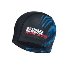 레노마스윔 용품 성인 도트 그라 PU 수모 블랙 RO-RC2E708-BK, BK(블랙)/F