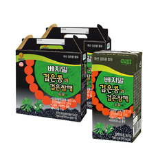검은콩과 검은참깨 두유 190ml 32팩, 6개