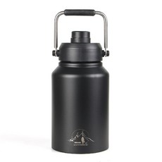 워터저그 캠핑 물통 물탱크 워터백 대용량 보냉 얼음통, 1개, 블랙 물병 3.8L