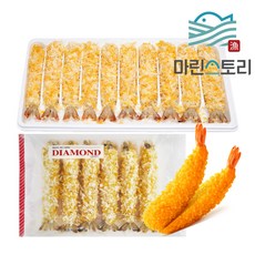 다이아몬드 헤드온 빵가루 왕새우튀김 노란색mix [ 50g x 6미 ] 300g 5개