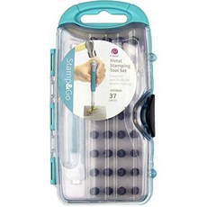 Cousin DIY Stamp & Go Metal Stamping Kit for Jewelry Making Bits with Letters Numbers and Symbo