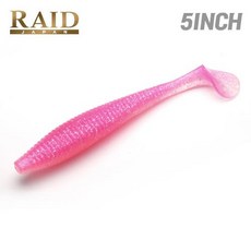 레이드재팬 풀스윙 5인치 쉐드웜 스위밍 루어스타일, 053, 1개