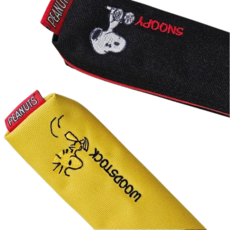 스누피 피너츠 자수필통 s 랜덤 2개 세트, 무작위 발송, 1개