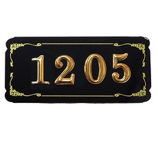 아크릴호수판 호실판 혼합형 방문번호판 룸번호 문번호판 방번호 표시판 숫자판 표지판 안내판 번호표시 빌라 호텔 모텔 콘도 건물 아파트 현관문, 선택04 검정(4자리)