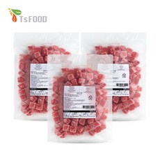 [TS FOOD] 냉동 수박 다이스 IQF 1kg x3, 3개