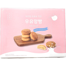 화과방 우유앙빵 코스트코 대용량 아이 회사 사무실 간식, 15개, 35g