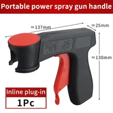 LUXIANZI 플라스틱 에어로졸 스프레이 건 자동차 페인트 수리 도구는 권총 그립 인체 공학적 디자인 총을, 01 TKZLPQ