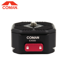 코만 COMAN EX500 CLAW 퀵 릴리즈 플레이트 도브테일 마운트, 1개