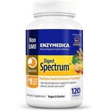 Enzymedica Digest Spectrum 엔자이메디카 다이제스트 스펙트럼 120캡슐 120정 1개