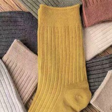 올샵플러스 수족냉증 양말 0골지중목-블랙 산후 조리원 임산부 양말 삭스, 6골지중목-브릭레드