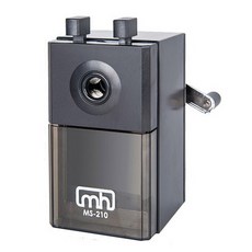 明祥削鉛筆機 MS-210 鉛筆機(可調式/大小通吃)-日本品牌, 黑色, 1個
