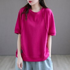 2021夏季新款潮設計感小眾短袖T恤女寬鬆大碼上衣