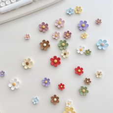 펀펀상사 냉장고꾸미기 코스모스 냉장고자석 예쁜 현관문 마그넷 30종 세트, 파스텔플라워 30개 세트