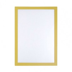 사진 프레임 벽걸이형 디스플레이 A4 문서 접착 창문용 사이즈 자가 A3 홀더, 노란색