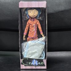 NECA 鬼媽媽 7吋可動人偶, 1個, 卡洛琳 睡衣版+毯子 盒裝