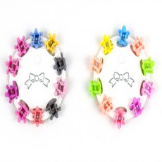 셀엔드 반려동물 머리핀 10p 머리고정핀 집게삔, 랜덤, 10개, 꽃잎