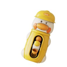 寶寶洗澡玩具 小鴨水車轉轉樂 兒童戲水玩具 浴室玩具, 黃色, 1個