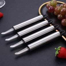 不鏽鋼剝蝦器 蝦線去核工具, 1個, 廠家直銷：操作簡單可懸掛收納,全新升級：不易費力1個裝快速去核