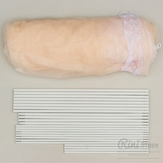 리니홈 커튼형 침대 모기장 150x200cm 피치 레이스 캐노피모기장