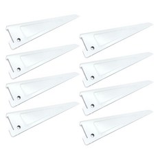 아이베란다 찬넬 철선반 앵글 벽 수납, 05.찬넬받침 270mm L, 8개, 화이트