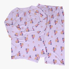 앙떼떼 2001중계점 편안한 7부 길이 실내복 잠옷 주니어 사이즈 넉넉한핏~~ 면 모달 사용