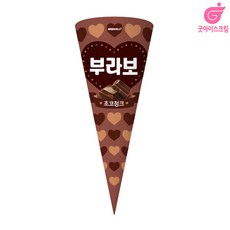 [해태] 부라보콘 초코 아이스크림간식, 24개, 140ml