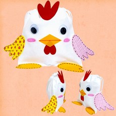 꼬꼬닭 주머니 만들기