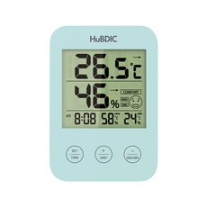 휴비딕 스마트 디지털 온습도계 HT-3, 1개, 민트
