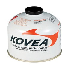 코베아 부탄가스 KG0410 넓적형부탄가스 이소가스, 옅은갈색, 1개