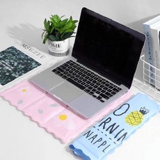 젤타입 냉감매트 시원한 반려동물 체온조절 쿠션 의자 침대 여름철 통풍 바닥, 1개, 화이트