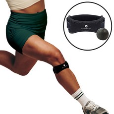 휴책 보호대연구소 무릎 슬개골 슬개건 보호대 아대, 블랙 양쪽, 2개